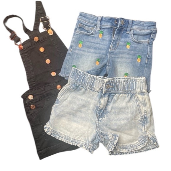 GAP Other - Kids Denim and Black Shorts Bundle 7 girls